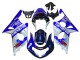 2000-2002 Suzuki GSXR1000 Motorcycle Fairings - Blue White Silver Castrol Dunlop UK