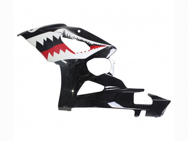 2005-2006 Suzuki GSXR 1000 Motorcycle Fairings - Glossy Black Red White Shark UK