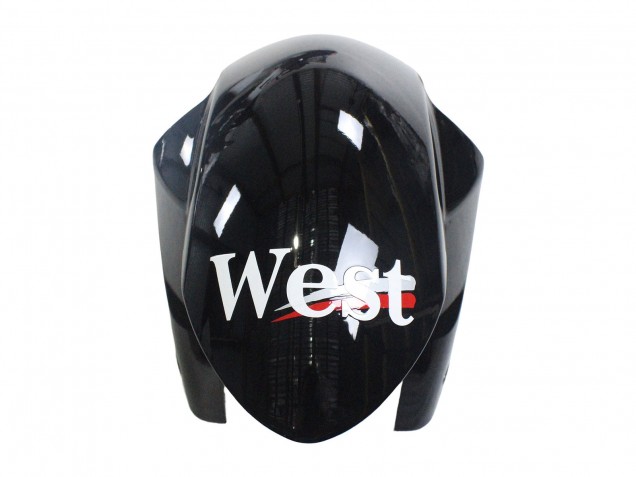 2007-2008 Suzuki GSXR 1000 Motorcycle Fairings - Glossy Black White West UK