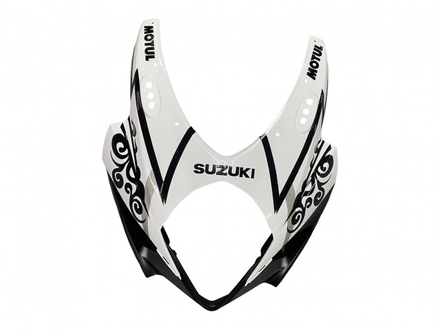 2007-2008 Suzuki GSXR 1000 Motorcycle Fairings - White Black Alstare Corona Motul UK
