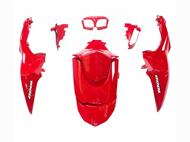 2009-2016 Suzuki GSXR 1000 Motorcycle Fairing Kits - Glossy Black Red UK