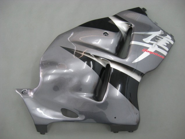 1996-2007 Suzuki GSXR 1300 Hayabusa Motorcycle Fairings - Grey Black Hayabusa UK