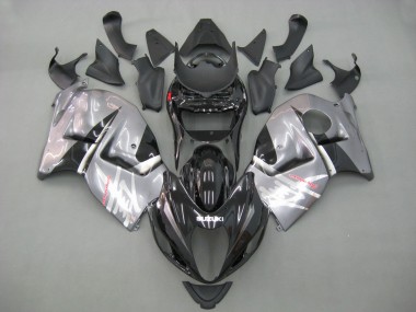1996-2007 Suzuki GSXR 1300 Hayabusa Motorcycle Fairings - Grey Black Hayabusa UK