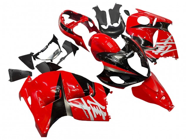 1996-2007 Suzuki GSXR 1300 Hayabusa Motorcycle Fairings - Red Black Hayabusa UK