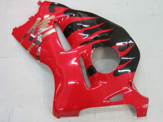 1996-2007 Suzuki GSXR 1300 Hayabusa Motorcycle Fairings - Red Black UK