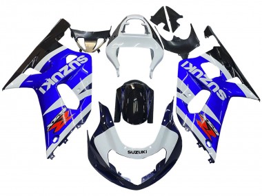 2001-2003 Suzuki GSXR 600 / GSXR 750 Motorcycle Fairings - Blue White Glossy Black Red UK