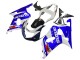 2001-2003 Suzuki GSXR 600 / GSXR 750 Motorcycle Fairing - White Blue Glossy Black Red UK