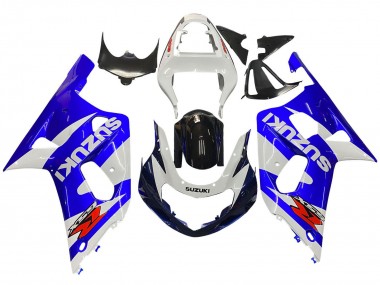 2001-2003 Suzuki GSXR 600 / GSXR 750 Motorcycle Fairing - White Blue Glossy Black Red UK