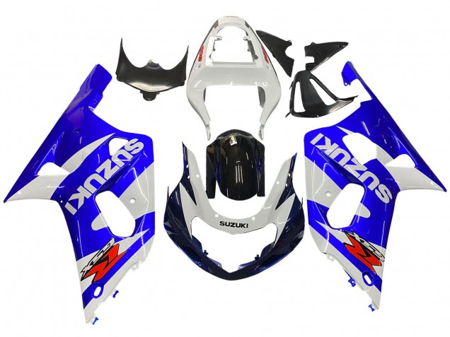 2001-2003 Suzuki GSXR 600 / GSXR 750 Motorcycle Fairing - White Blue Glossy Black Red UK