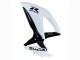 2008-2010 Suzuki GSXR 600 / GSXR 750 Motorcycle Fairing - White Black UK