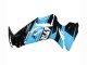 2011-2024 Suzuki GSXR 600 / GSXR 750 Motorcycle Fairings - Glossy Black Light Blue UK