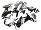 2011-2024 Suzuki GSXR 600 / GSXR 750 Motorcycle Fairing - Glossy Black Silver UK