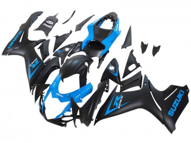 2011-2024 Suzuki GSXR 600 / GSXR 750 Motorcycle Fairing - Blue Matte Black UK
