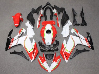 2015-2018 Yamaha YZF R3/R25 Motorcycle Fairings - White Red Green Black Motul UK