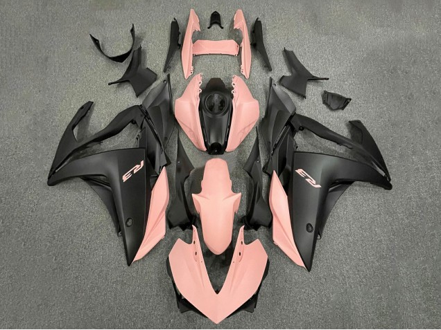 2015-2018 Yamaha YZF R3/R25 Motorcycle Fairings - Pink Matte Black UK