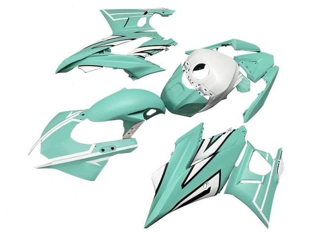 2019-2021 Yamaha YZF R3/R25 Motorcycle Fairings - Light Green White Black UK
