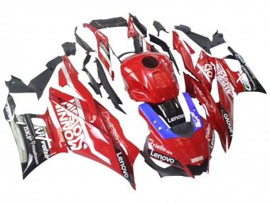 2019-2021 Yamaha YZF R3/R25 Motorcycle Fairings - Red Purple Black Valsir Lenovo UK