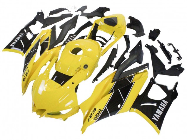 2019-2021 Yamaha YZF R3/R25 Motorcycle Fairings - Yellow Black UK