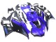2022-2024 Yamaha YZF R3/R25 Motorcycle Fairing - Blue Matte Black UK