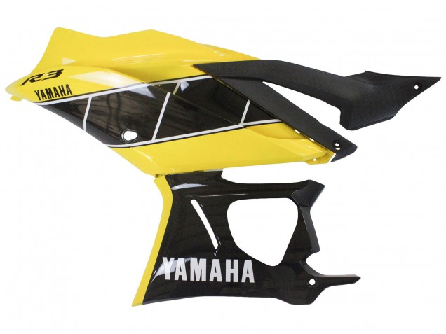 2022-2024 Yamaha YZF R3/R25 Motorcycle Fairing - Yellow Black UK