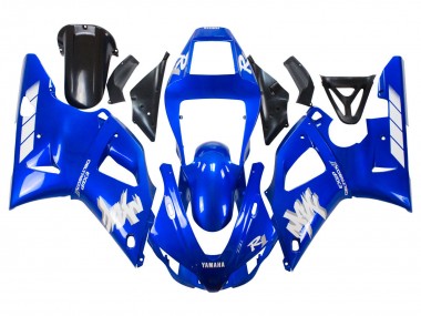 1998-1999 Yamaha YZF 1000 R1 Motorcycle Fairings - Blue White UK