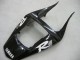 2000-2001 Yamaha YZF 1000 R1 Motorcycle Fairings - Glossy Black White Decal UK