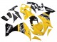 2009-2011 Yamaha YZF 1000 R1 Motorcycle Fairing Kits - Yellow White Black Stripe UK