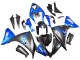 2012-2014 Yamaha YZF 1000 R1 Motorcycle Fairings - Blue Glossy Black UK