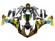 2012-2014 Yamaha YZF 1000 R1 Motorcycle Fairings - Glossy Black Yellow Green Blue Red Color Wheel UK