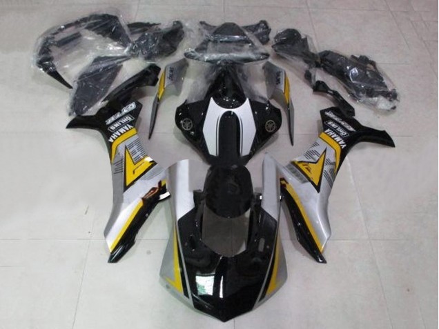 2012-2014 Yamaha YZF 1000 R1 Motorcycle Fairings - Glossy Black White Silver Yellow UK