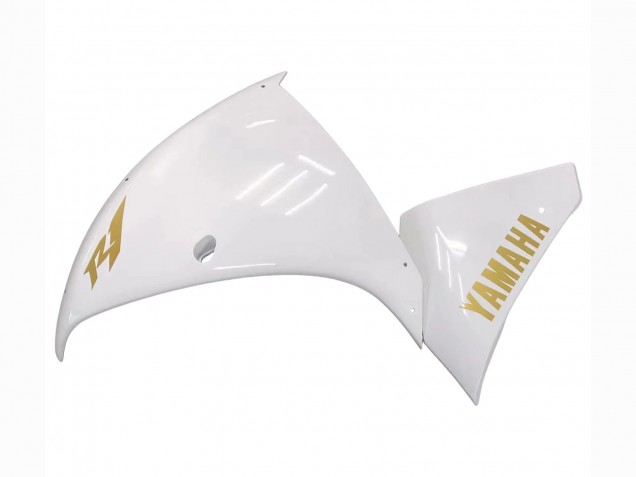 2012-2014 Yamaha YZF 1000 R1 Motorcycle Fairings - White Gold Decals UK