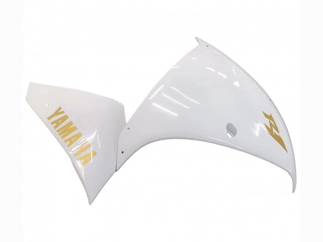 2012-2014 Yamaha YZF 1000 R1 Motorcycle Fairings - White Gold Decals UK