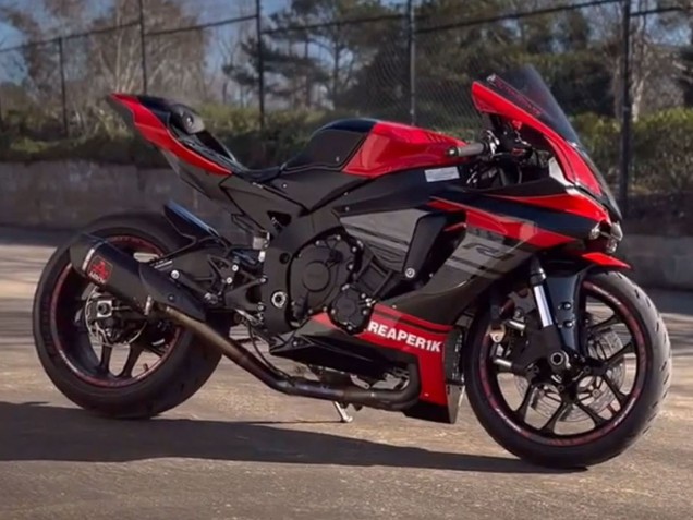 2015-2019 Yamaha YZF 1000 R1 Motorcycle Fairings - Red Black Silver UK