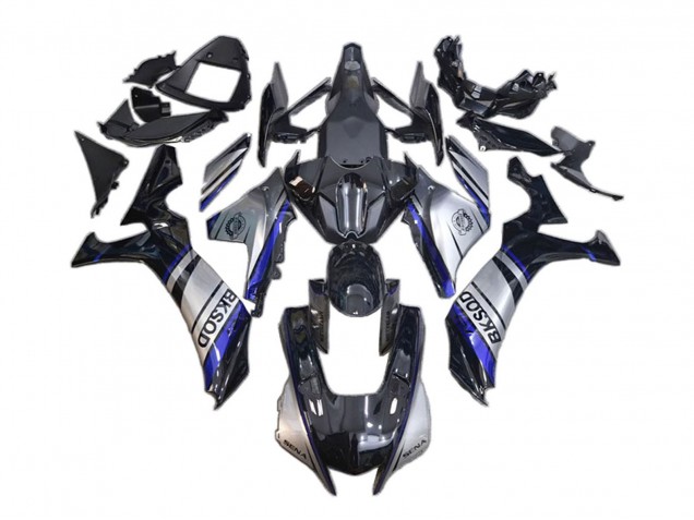 2020-2025 Yamaha YZF 1000 R1 Motorcycle Fairings - Silver Blue Black BKSOD UK