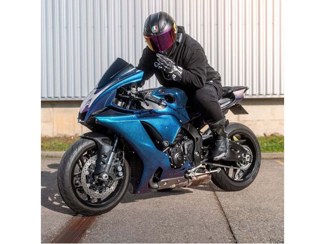 2020-2025 Yamaha YZF 1000 R1 Motorcycle Fairings - Gradient Blue Purple UK