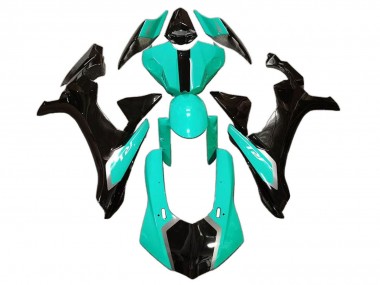 2020-2025 Yamaha YZF 1000 R1 Motorcycle Fairings - Light Green Glossy Black UK