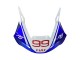 1998-2002 Yamaha YZF 600 R6 Motorcycle Fairings - White Blue Red Fiat 99 UK