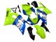 1998-2002 Yamaha YZF 600 R6 Motorcycle Fairings - Neon Green Blue White Champions UK
