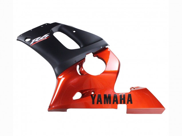1998-2002 Yamaha YZF 600 R6 Motorcycle Fairings - Orange Matte Black UK