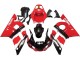 1998-2002 Yamaha YZF 600 R6 Motorcycle Fairing - Red White Glossy Black UK