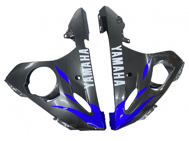 2003-2004 Yamaha YZF R6 Motorcycle Fairings - Blue Glossy Black UK