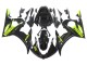 2003-2004 Yamaha YZF R6 Motorcycle Fairings - Glossy Black Neon Yellow UK