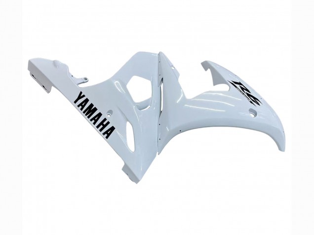 2003-2004 Yamaha YZF R6 Motorcycle Fairings - White Black Decals UK