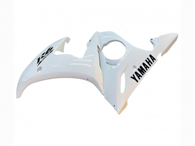 2003-2004 Yamaha YZF R6 Motorcycle Fairings - White Black Decals UK