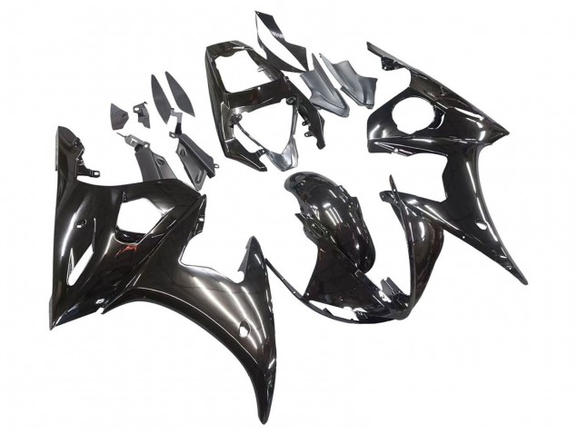 2003-2004 Yamaha YZF R6 Motorcycle Fairings - Glossy Black UK
