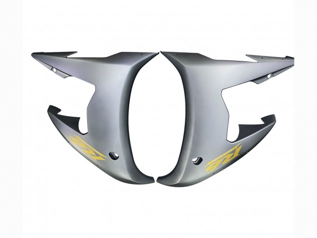 2005 Yamaha YZF 600 R6 Motorcycle Fairings - Grey Matte Black Gold UK