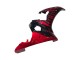 2005 Yamaha YZF 600 R6 Motorcycle Fairings - Black with Red Flame UK