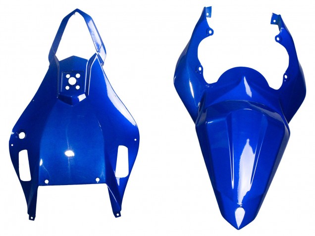 2006-2007 Yamaha YZF 600 R6 Motorcycle Fairings - Blue White Glossy Black UK
