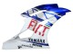 2006-2007 Yamaha YZF 600 R6 Motorcycle Fairings - White Blue Red Fiat Motul Michelin UK