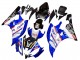 2006-2007 Yamaha YZF 600 R6 Motorcycle Fairings - White Blue Black Fimer Volvo Yamalube Sterilgarda UK